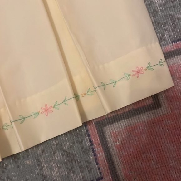 Proper Peony Floral Trim Pleat Dress - Picture 4 of 10